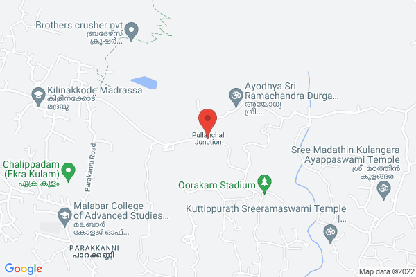 2BHK Family Apartment for Rent location  Pullanchal Junction, Oorakam, Kerala 676304