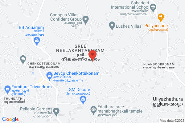 NEW HOUSE FOR SALE location  Njandoorkonam - Chenkuttukonam Road Sree Neelakantapuram TVM