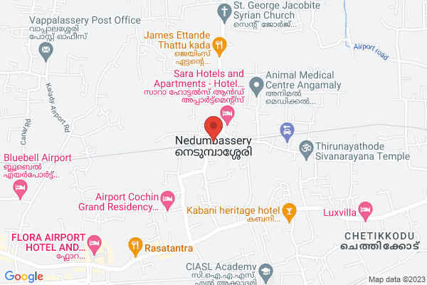 R2K HAC Premium Room location  Nedumbassery Ernakulam KL