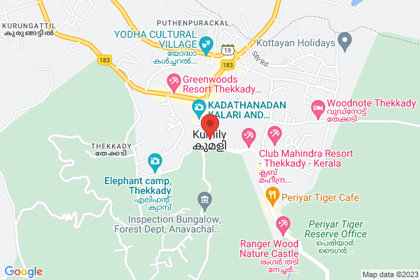 H1T TT A/C Premium Room location  Thekkady Kumily Idukki