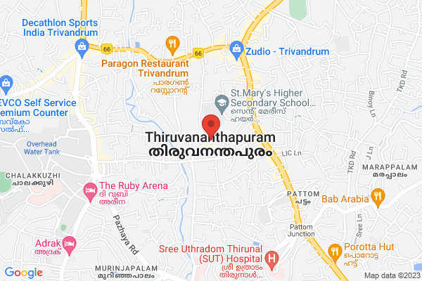 H1VRK  TBH DELUX location  TVM Thiruvananthapuram KL