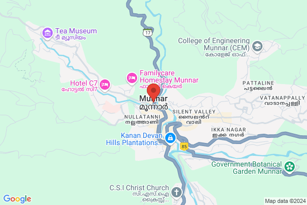 R61M RR EXECUTIVE AC ROOM location  Munnar Idukki KL