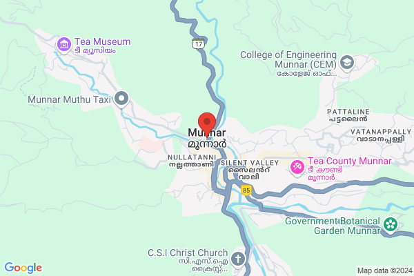 R7TH CCBX DELUXE ROOM location  Munnar Idukki KL