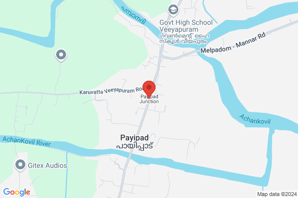 Commercial space for rent location  Payipad Junction Payipad Alappuzha