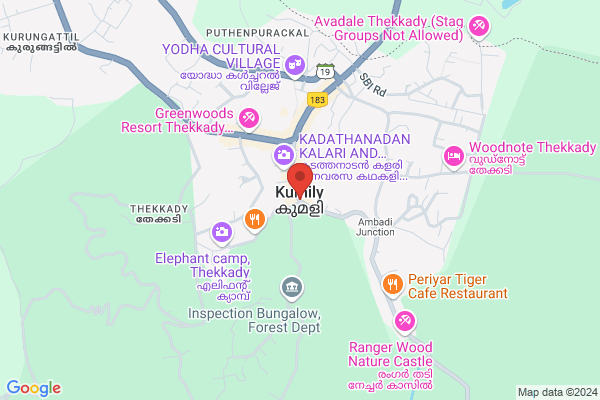 R14TH H ERT SUPER DELUXE AC location  Thekkady Kumily Idukki