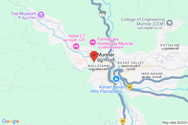 R152M NZJR  VALLEY VIEW PREMIUM TENT location  Nullatanni Munnar Idukki