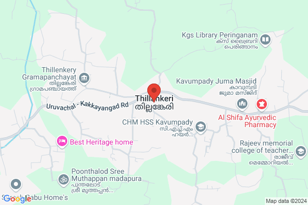 R3KNR AR HOME COTTAGE (6PAX) location  Thillankeri Kannur KL