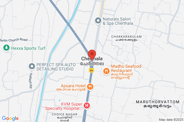 R15A AK GARDEN COTTAGE location  Cherthala Alappuzha KL