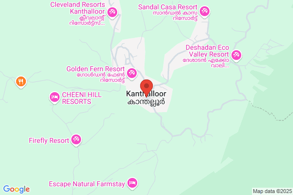 R188M GFR Mud House location  Kanthalloor Idukki KL