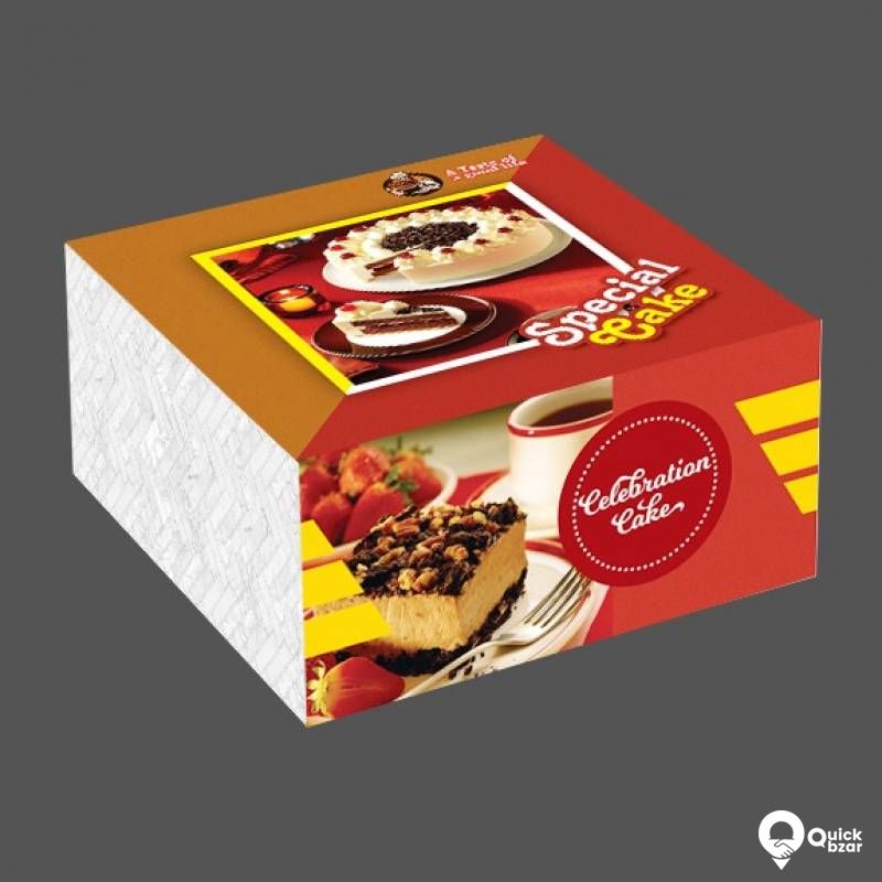 Printed Cake Box 7x7x5 to 12x12x5