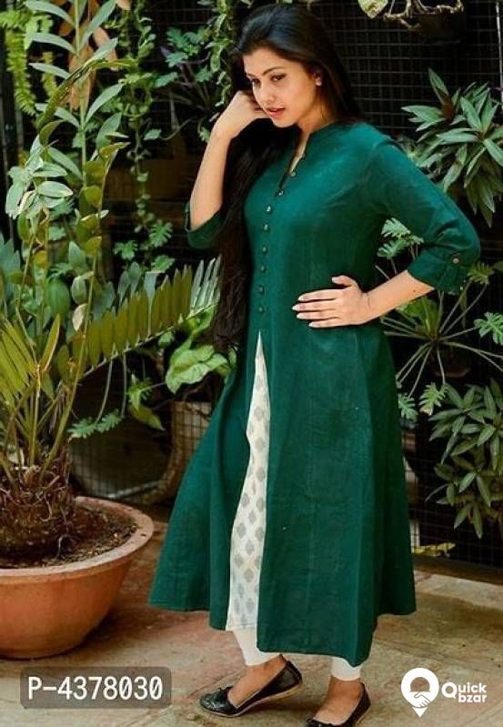 Cotton Slit Designer Kurtas