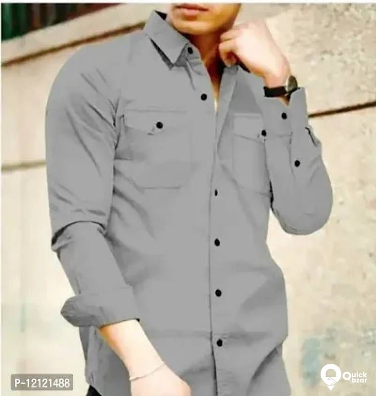 Trendy Cotton Long Sleeves Casual Shirt