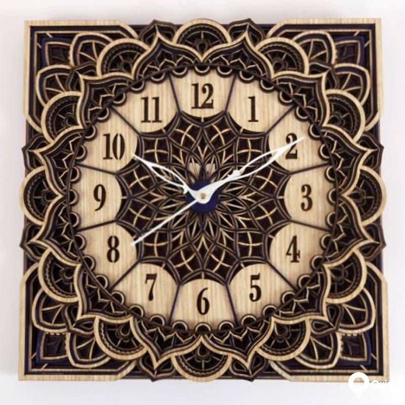 Mandala design wall clocks