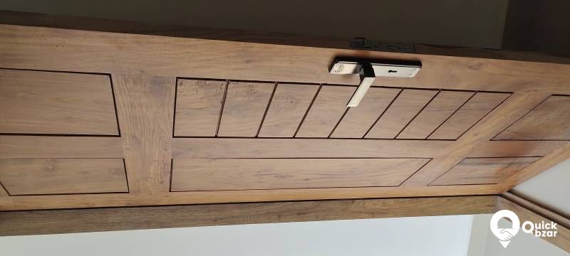 wooden single door